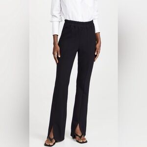 Good American High Waited Semi Bell Sweat Pants with Bottom Slit Size Large